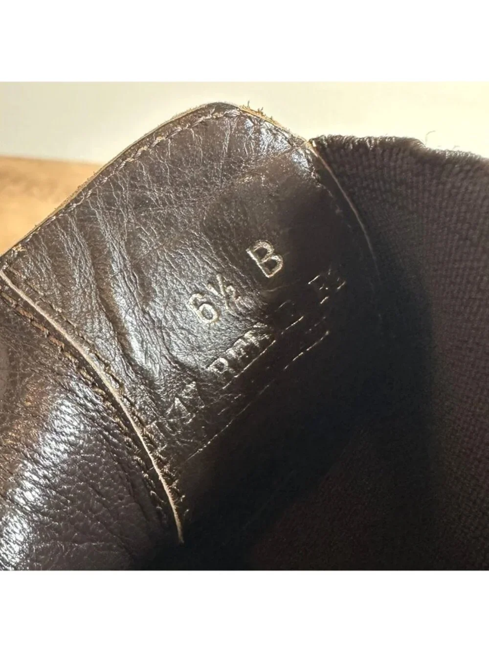 Coach Men's Chelsea Boots Cognac Leather Pull On Ankle Boots Square Toe Size 6.5